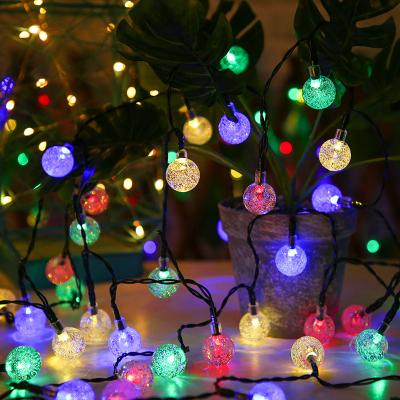 China 2021 New Bulb Waterproof RGB Flicker Lamps Led Solar Chirstmas Bulbs Tree Christmas Lights Outdoor Decoration for sale