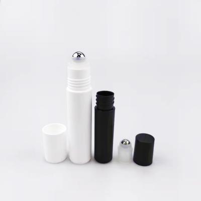 China 3ml5ml8ml10ml15ml20ml30ml Round Empty Plastic Cosmetic Cylinder PP Roll On Bottle For Essential Oil for sale