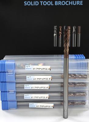 Κίνα MPE4 Solid Carbide Long Flat Mill 4F Long End Mill Super Long Flute CNC Long Mill Cutter 8mm x 40 x 150mm Τύπος αποστολής DHL/FEDEX/TNT/UPS προς πώληση