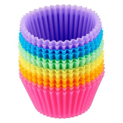 China Sustainable Durable Mini Baking Accessories Silicone Muffin Pan Cupcake Pan for sale