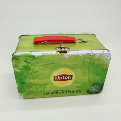China 2022 Recycled Materials Food Contact Safety Custom Canister Lunch Box With Lock And Handle for sale