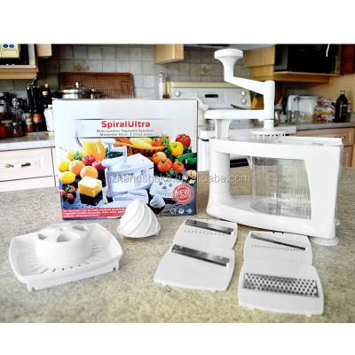 China Spiral-Ultra Sustainable Multi-Blade Spiralizer, 8 in 1 Slicer Veggie Plastic Vegetable Cutter Spiralizer with Strong and Heavy Duty for sale