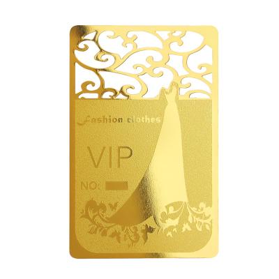 China China Metal Cards Luxury 24k business metal business cards gold Laser Engraving Logo Customized Mirror Card for sale
