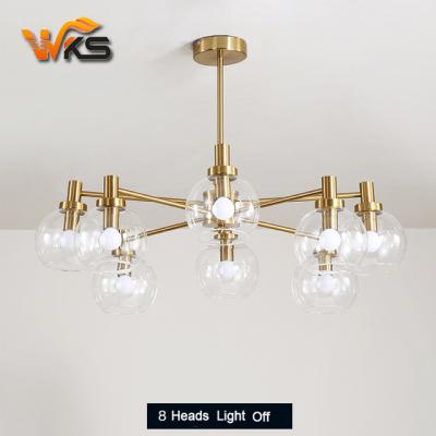 China Modern fashionable glass is aureate contracted contemporary lamp for sale