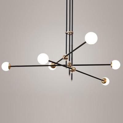 China Modern Nordic Style Molecular Structure LED Ceiling Light Lamp for sale