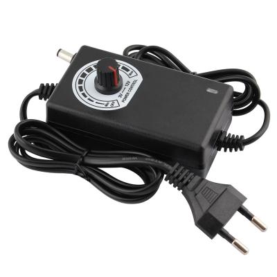 China Universal Wholesale Cheap Universal Adjustable Voltage Switching Power Supply DC 3 - 12V 2A 24W With DC Connector for sale