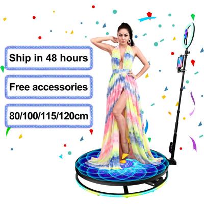 China Basic Configuration / Luxury Configuration 2022 New Rotate 360 Auto Rotating Booth Video Booth 360 Photobooth Rotating 360 Photo Booth for sale