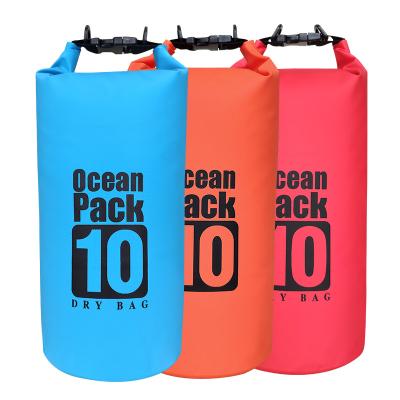 China Custom Outdoor Activity Logo PVC 20L Dry Bags Waterproof Backpack for sale