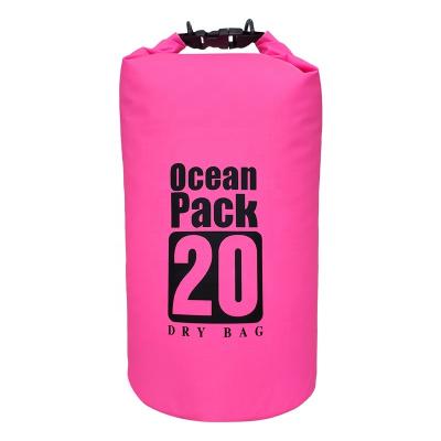 China Outdoor Activity Customization Gray And Black 2022 Beach Waterproof Backpack Dry Bag for sale