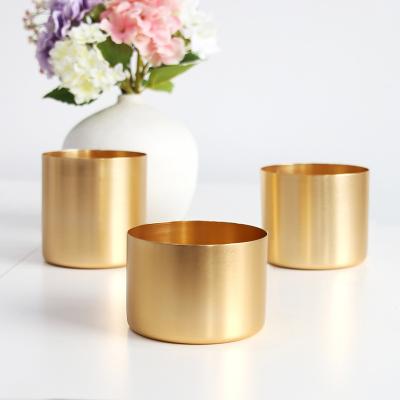 China New Arrival Luxury Home / Holiday Decoration Candle Jars Large Candle Jars Metal Candle Jar for sale