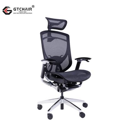 China Por conseguinte gerente Adjustable Office Chair Mesh Executive With Headrest à venda