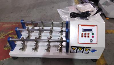 Cina 12 gruppi del dispositivo delle calzature del tester di flessione di cuoio dell'apparecchiatura di collaudo LED in vendita