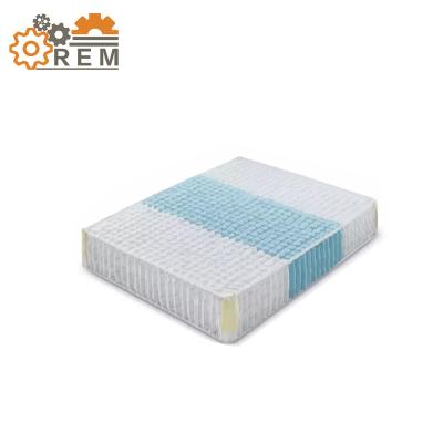 China Foldable Roll Packed Independent Pocket Spring individual Mattress Pocket spring using for pocket spring mattress manufacturer for sale