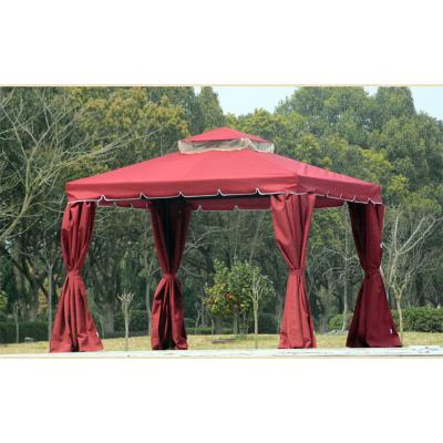China Easily Assembled Patios Insulated Panel Roof Shade and Outdoor Aluminum Metal Frame Hardtop Rain Gazebo for sale