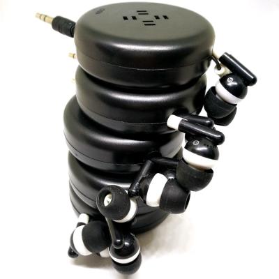 China classic In-ear disposable earphone with disposable headset, aviation earphone with OEM printing in high quality and cheap price for sale