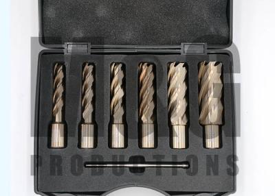 中国 HSS (M2)及びHSSのコバルト(M35)の環状のカッター、Rotabroachのカッター、強打者、磁気穴あけ工具のpopluarサイズ6のPC Cutter+1 Pin 販売のため