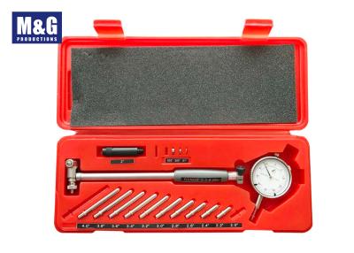 China Calibre ajustável Chrome do furo do seletor dos calibres dos instrumentos de precisão chapeado graduado do punho 2-6” 0,0005