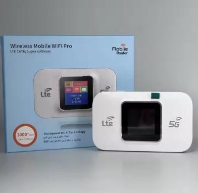 China Easy use 2.4G wireless portable modem 4g Mobile WIFI 3000mAh TYPE-C port LTE Hotspot with SIM Card Slot and screen zu verkaufen