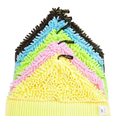 China Durable Chenille Super Fast Dry Ultra-absorbent Pet Bath Towel For Dogs And Cats Microfiber Pet Towel for sale