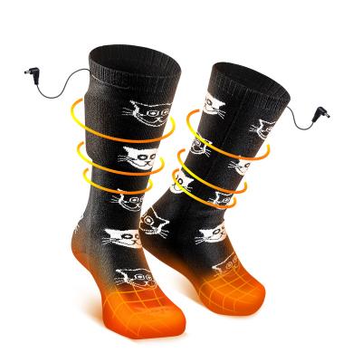 China Youth 3.7V QUICK DRY Premium Usb Ski Warm Cotton Men Sock Electric Smart Rechargeable Battery Heater For Winter for sale