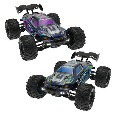 China 1/16 Scale 4WD Remote Control Rock Auto Return Crawler With LED Headlight Drift Toys 2.4G 50KM RC High Speed Truck For Boy Gift for sale