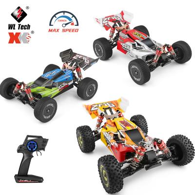China Automatic Return WLtoys 144001 60KM/H 2.4G RC Car Vehicle 4WD Brushless High Speed Off-Road Remote Control Toys For Kid Racing Gift for sale