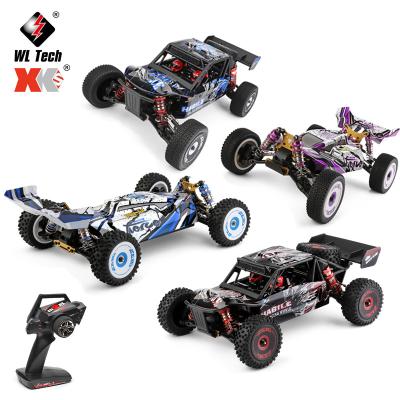 China Auto Return WLtoys 124017 124019 Brushless Electric V2 75KM/H 2.4G RC Car High Speed Off-Road 4WD Drift Remote Control Toys For Kid Gift for sale
