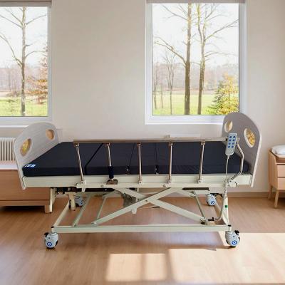 China New Aluminum Alloy Main Frame High-Quality Hospital Leg Lifting Back Lifting Three-Function Electric Nursing Beds for sale