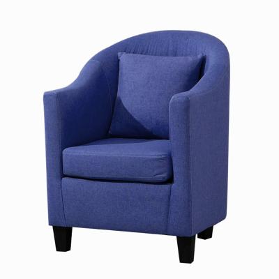 China Atmospheric single hotel bedroom sofa home furniture modern lounge recliner wooden living room lounge chair for sale