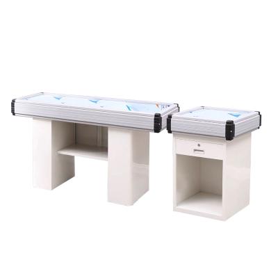 China White Cashier Luxury Cashier Supermarket Grocery Rack Display Rack Gift Shop Merchandise Combination Cabinet Pet Cashier Desk for sale