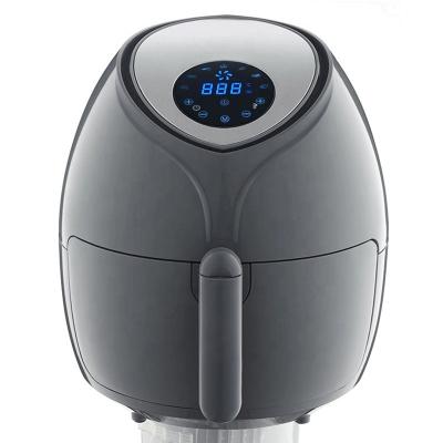 China New Hotel Air Fryer Stainless Steel 5.5L Electric Easy Clean High Speed Air Deep Fryer No Oil for sale