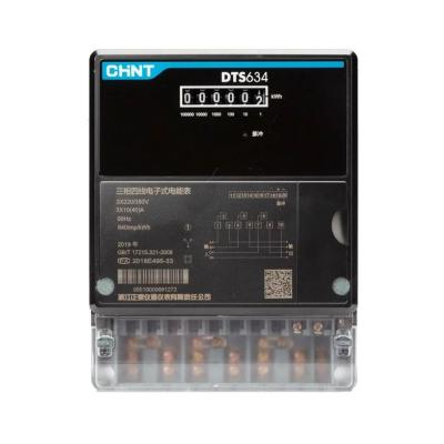 China CHINT DTS634 Three Phase Electric Meter AC Power Meter DTS634 for sale