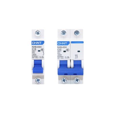 China Single-phase Best Quality CHINT 1P AC MCB Miniature Circuit Breaker DIN Rail Type MCB 10KA for sale