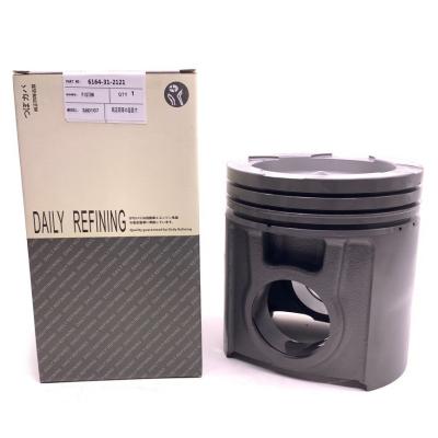 China S6D170 6d170 Motor diesel pistão para peças sobressalentes Komatsu 6162-35-2120 à venda
