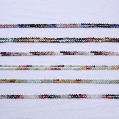China Daintyn New Trendy Luxury Natural Stones 2022 Color Change 4mm Gemstone Beads For Jewelry Making Natural Colorful Faceted Stone for sale