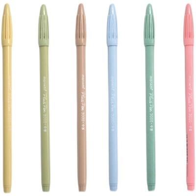 China New 6 Colors Durable Hot Selling Cream Student And Practical Hand Painted Drawing Colored Marker Watercolor Pen F25 for sale
