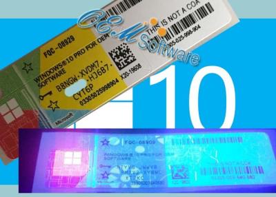 China bloco profissional do Oem da chave da licença de 64Bit Windows 10 genuínos à venda