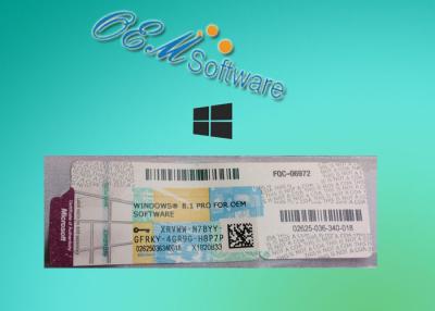 China Versão global do profissional das ativações da chave genuína da elevação do Pro Pack de Windows 8,1 à venda