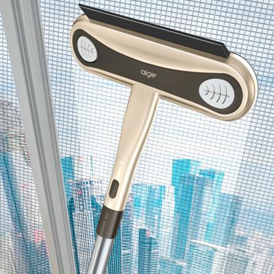China Washing Free Window Screen Cleaning Brush Double-sided multifunctional Scraping Net Glass Cleaner Long Handle Dust Removal for sale