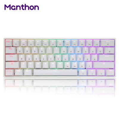 China SKYLOONG GK61 SK61 61 Anti-Ghosting USB Keys Wired RGB Backlit Mechanical Gaming Keyboard For PC Tablet Laptop for sale