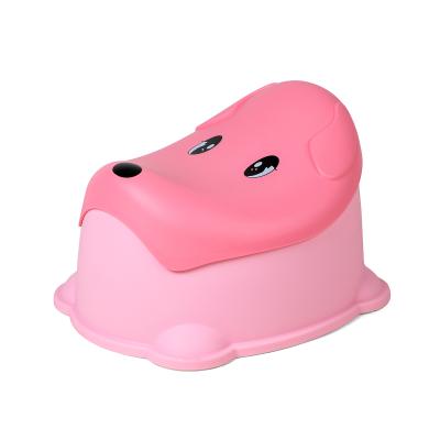 China Cute Cartoon Design Dog Design Baby Toilet Potty Training Toilet Potty Trainer Plastic Cute Baby Animal Potty Chair for sale