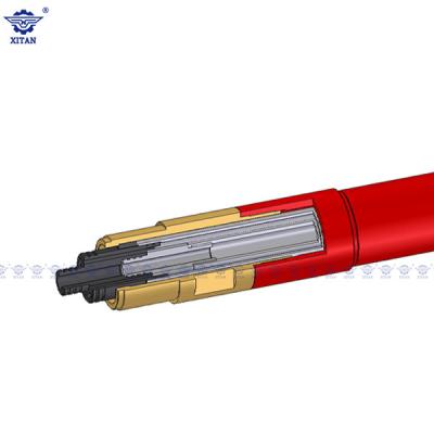 China Dia 73mm 1.5m Staven van de Lengteboring voor Drievoudige Buis Jet Grotuing Te koop
