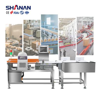 China Aanraakscherm IP65 waterdicht Checkweigher Conveyor Scale Weight Metal Detector Te koop