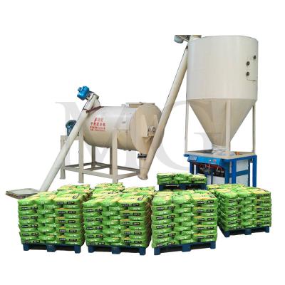 China Easy Operation CE ISO SGS Certificated Dry Mortar Mixing Plant Wall Putty Plaster Skim Coat Sand Cement Mixer Tile Adhesive Glue Grout Making Machine for sale