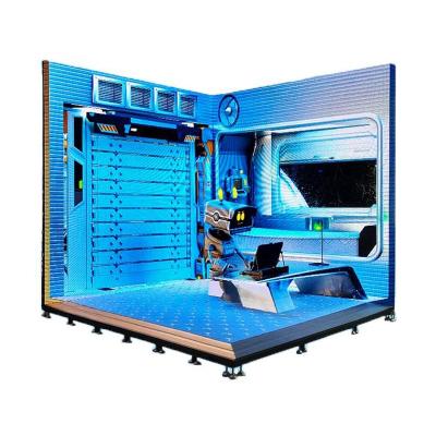 China Indoor immersive 3d led display P2 P3 P4 P6 indoor slim led display curtain wall stage background advertising billboard video display for sale