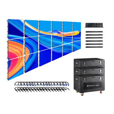 China Indoor & Outdoor Immersive LED Display Screen Rental Full Color Die Cast Aluminum Cabinet for sale