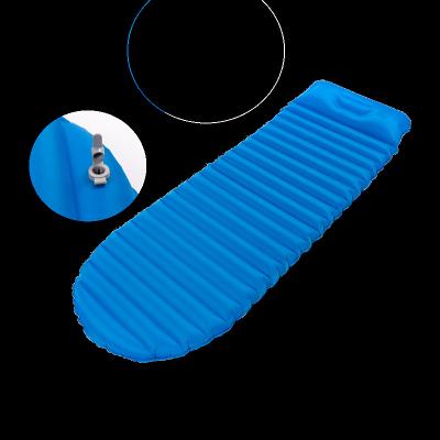 China For Camp 40D Nylon Sleep Pad Ultralight Self Inflating Sleep Pad With Inflatable Pillow for sale