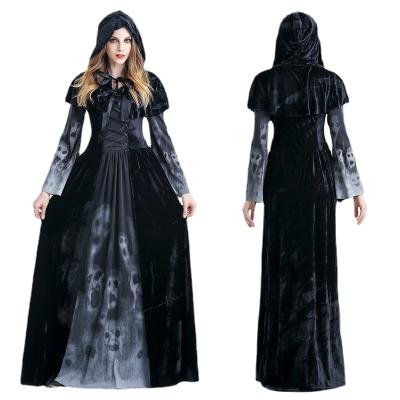 China Other halloween adult female death gown horror cosplay costume stage bar for sale