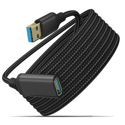 China USB 3.0 Compatible Nylon Braided Male To Female High Speed Transmission Data Cable Computer Camera Printer Extension Cable 1/2/3/5 Meter for sale
