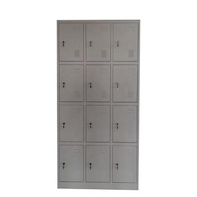 China Multi Door Clothing Locker 12 Doors Wardrobe Metal Beach Steel Locker LW-DL-12 for sale